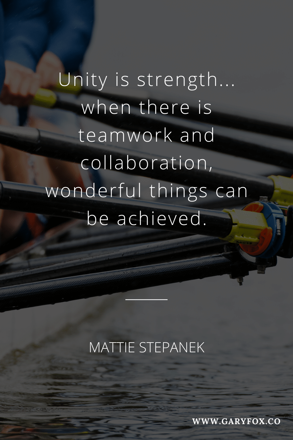 Unity Is Strength When There Is Teamwork And Collaboration, Wonderful Things Can Be Achieved. - Mattie Stepanek