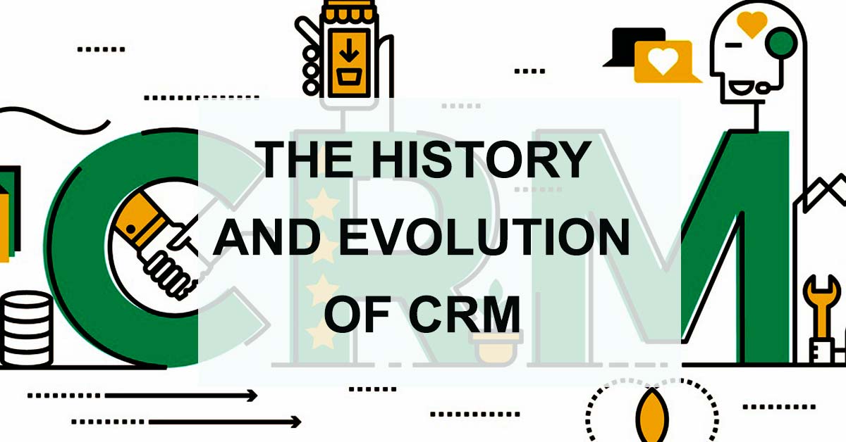 evolution of crm infographic