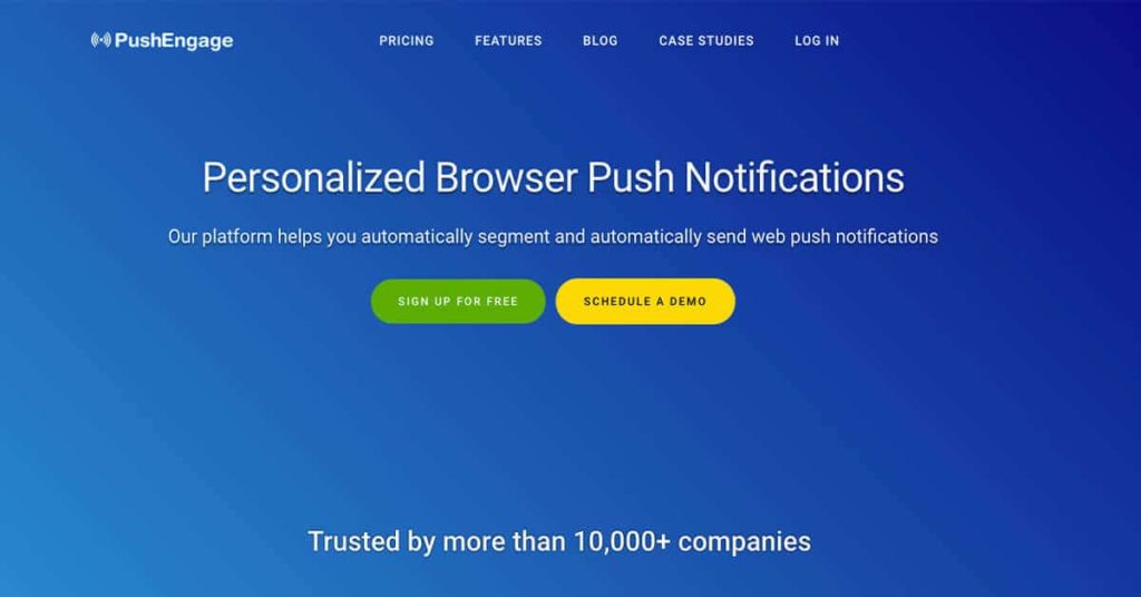 push notifications for startups