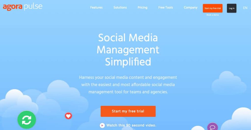 agorapulse social media management