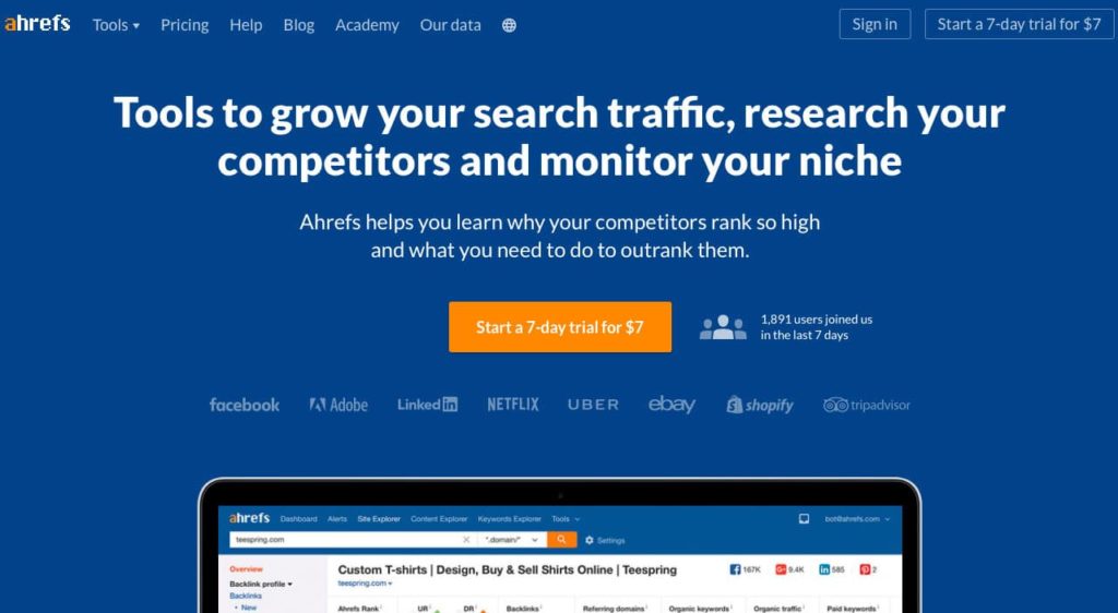 Ahrefs Best Seo Tools For Startups