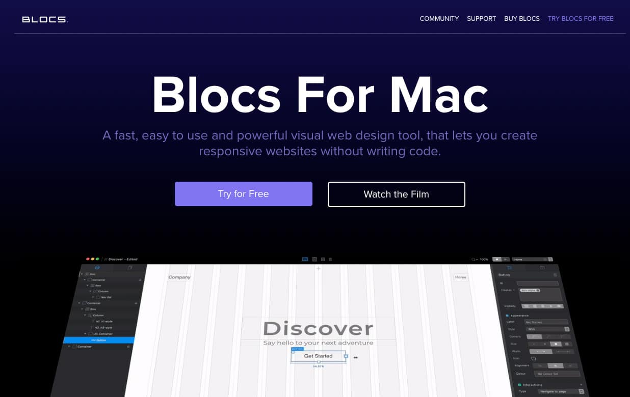 blocs mac website builder