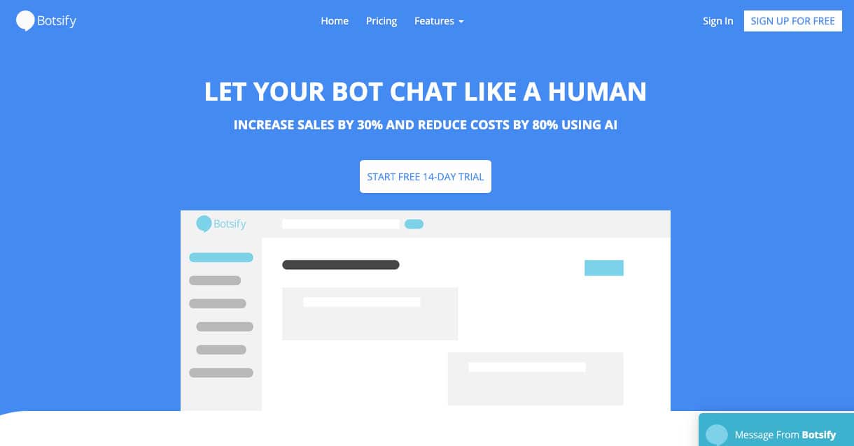 Botsify the chatbot tool for startups