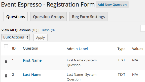 Event Espresso Review Registration