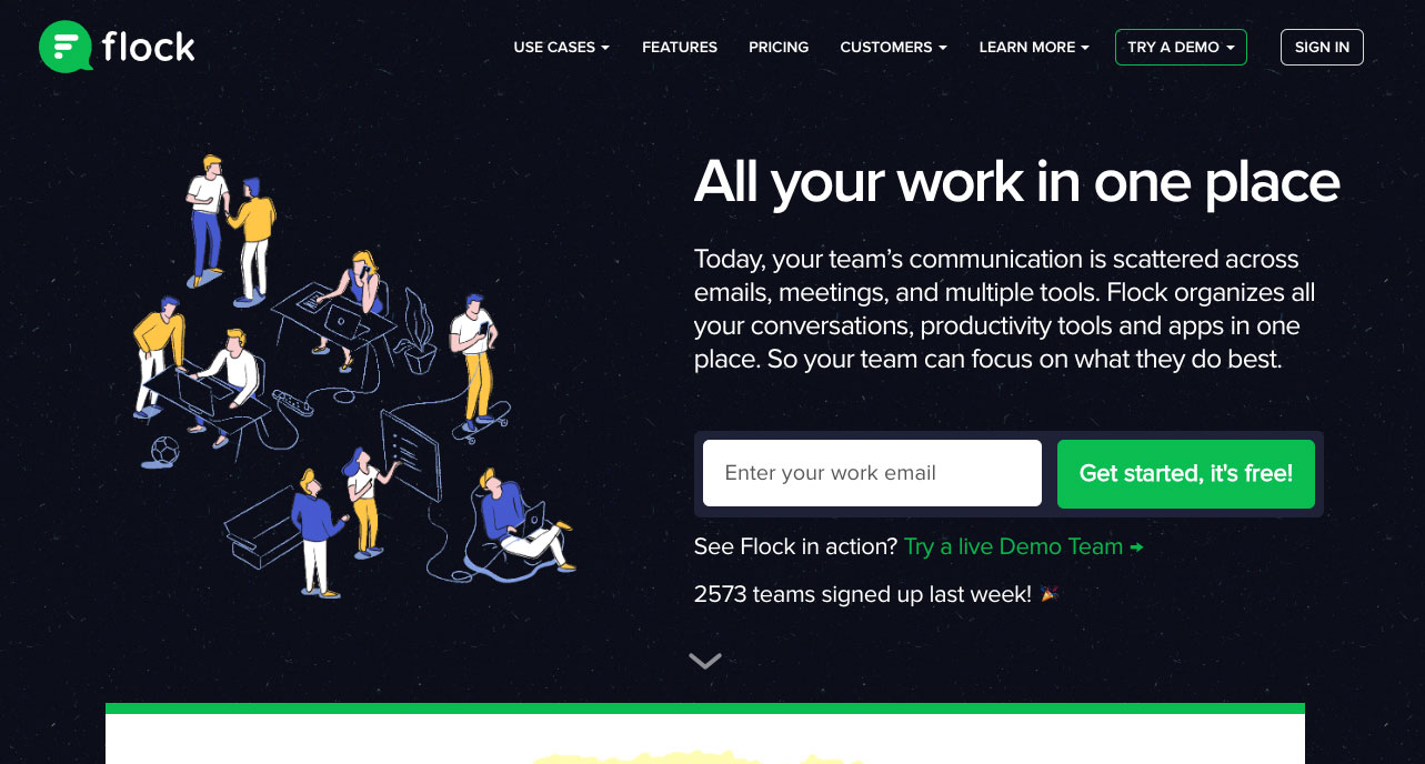 Flock a tool to help startups get more done