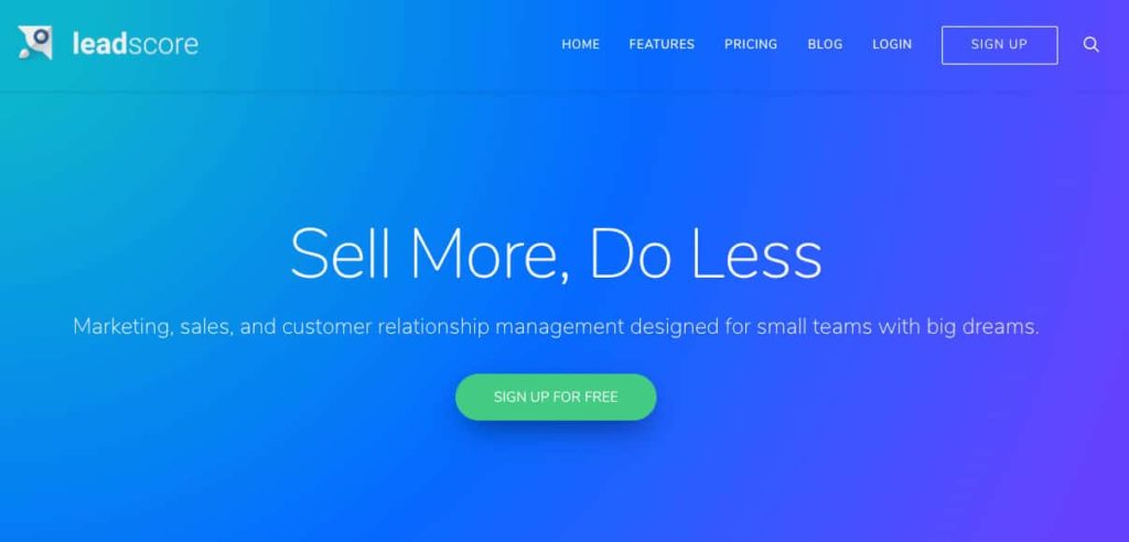 Leadscore Crm An Email Automation And Crm Tool For Startups