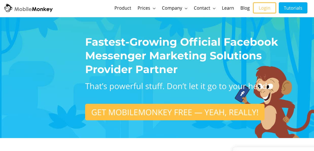 mobilemonkey the chatbot to take your Facebook marketing to the next level