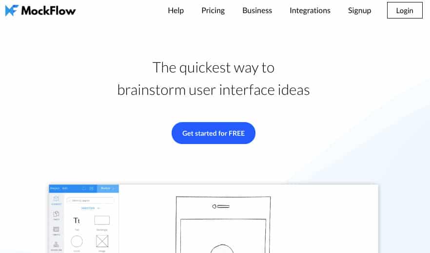 mockflow the mockup platform for user experiences
