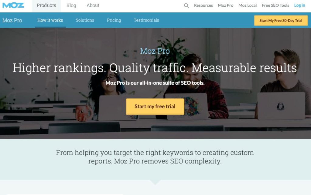 moz best seo tools for startups