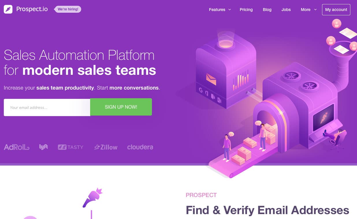 prospect.io lead generation tool for sales teams
