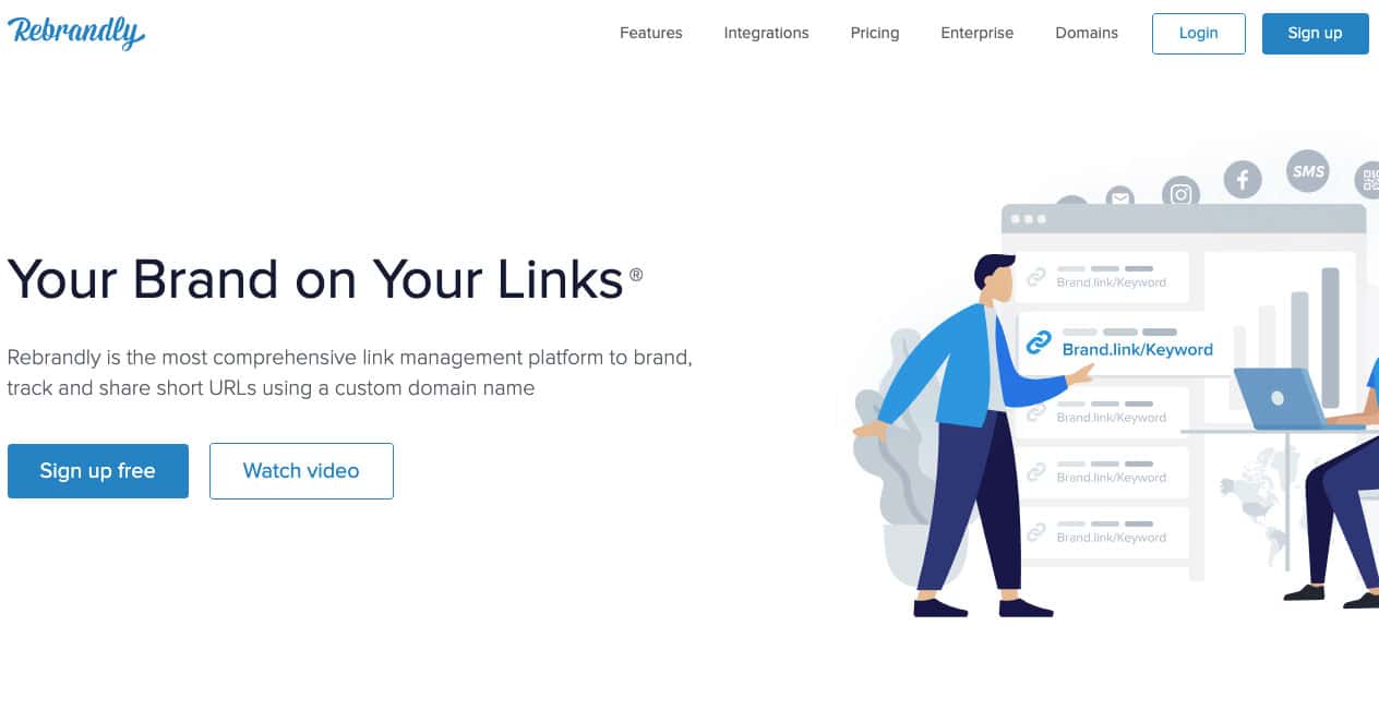 rebrandly the branding tool to create personalised links