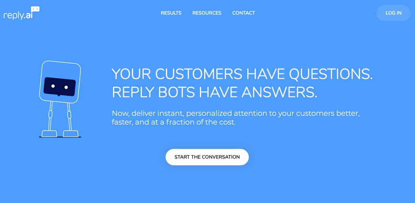 reply ai a chatbot tool for enterprise