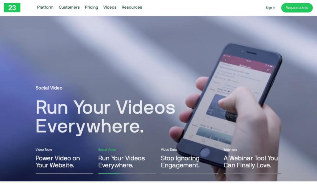 Twenty Three Video Marketing Tool For Startups