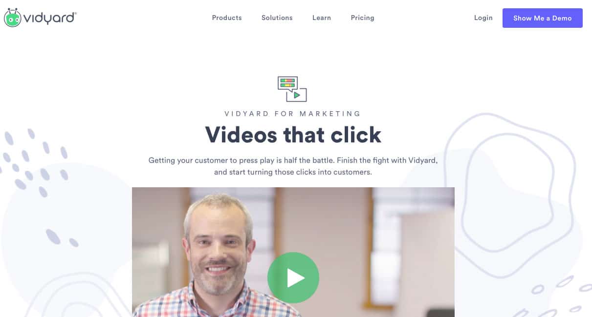 vidyard video marketing tool