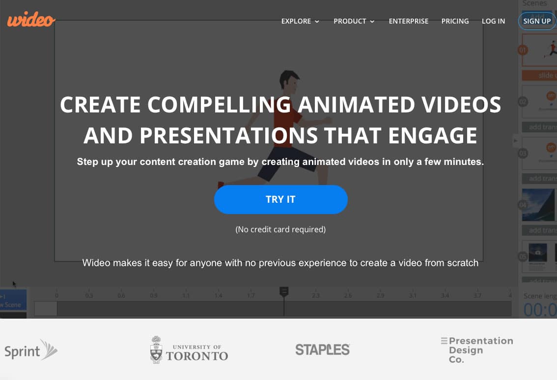 wideo video marketing tool startups