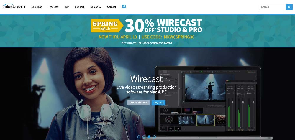 wirecast a live video marketing tools