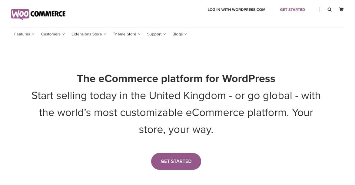 Woocommerce is a WordPress plugin that transforms WordPress into an ecommerce store