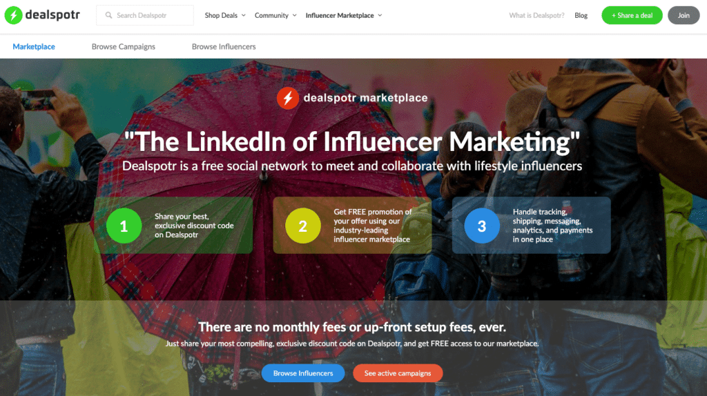 Dealspotr Is A Free Social Network To Meet And Collaborate With Lifestyle Influencers.