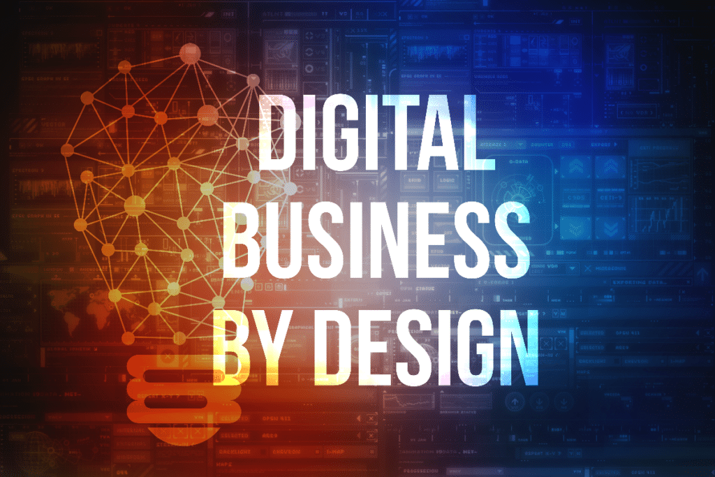 Illustration Of Digital Business By Design