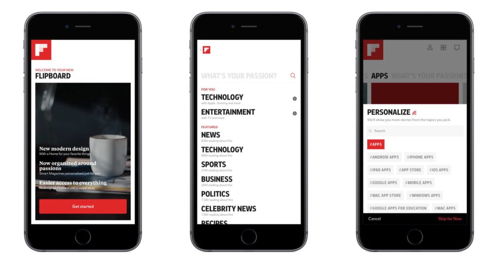 flipboard for content discovery