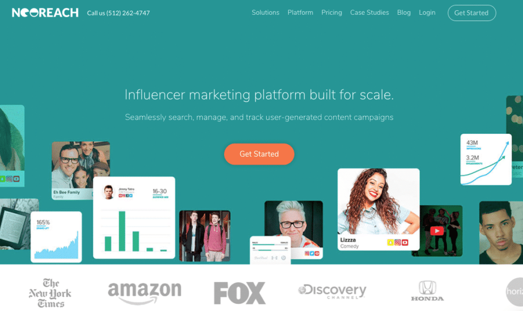 Neoreach is an Influencer marketing platform built for scale