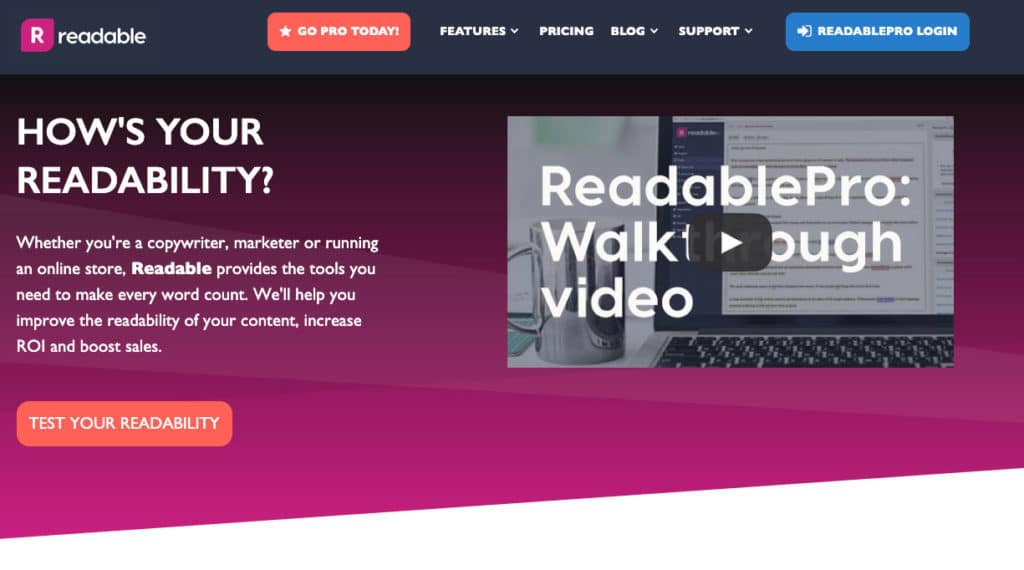Readable A Content Marketing Tool