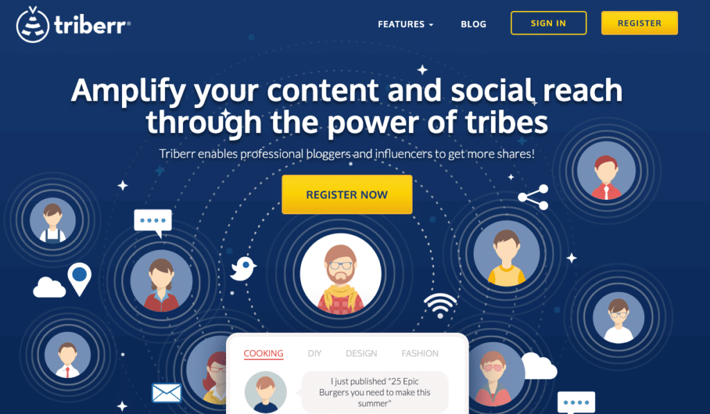 Triberr Content Marketing Tools