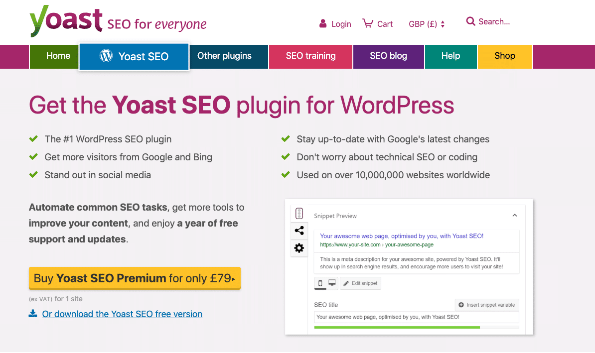 yoast as one of the best content marketing tools