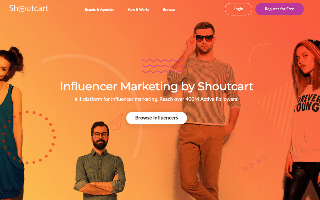 shoutcart influencer marketing platform