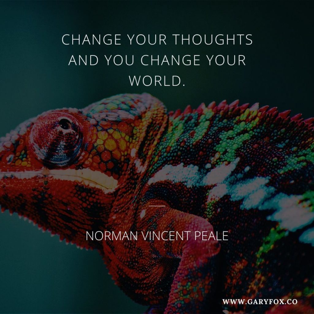 change your thoughts to change the world