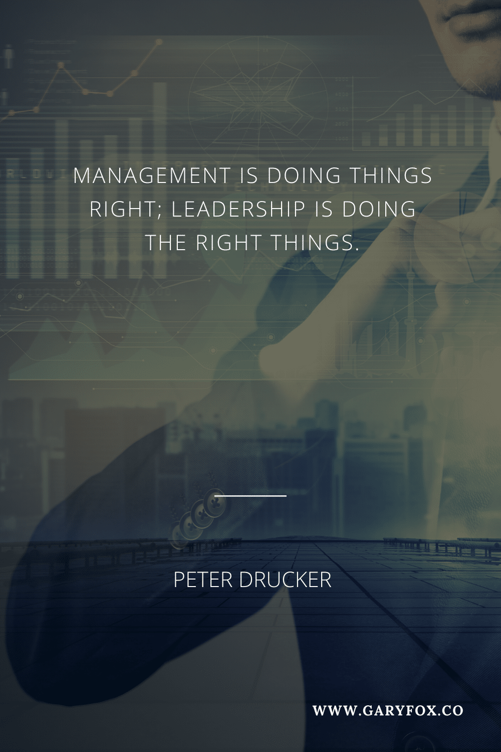 Management Is Doing Things Right; Leadership Is Doing The Right Things. - Peter Drucker