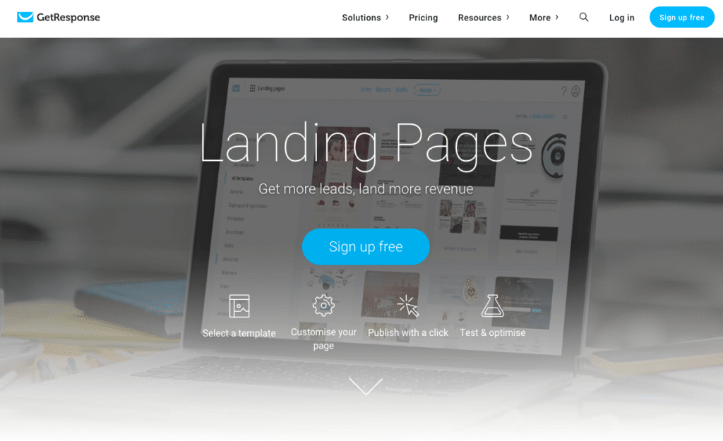 Getresponse Landing Page Builder