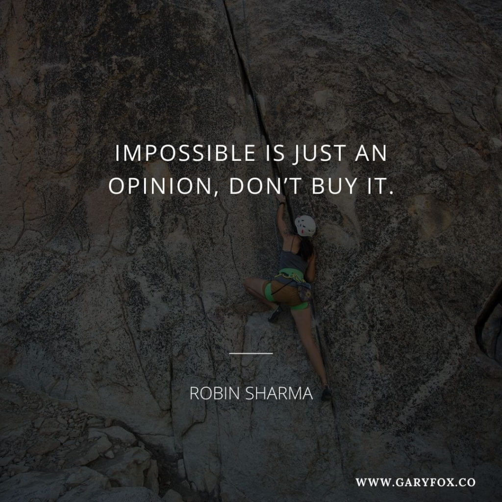 Impossible Is Just An Opinion