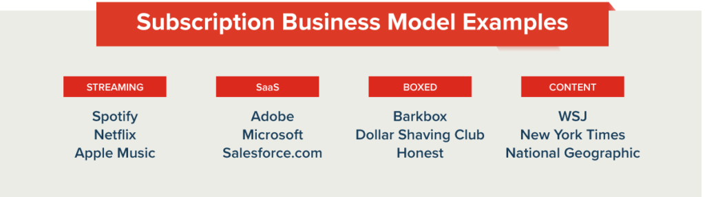 Subscription Business Model Examples