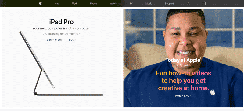 Apple Online Store Experience
