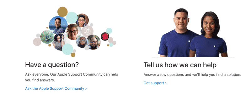 Apple Business Model Support Options