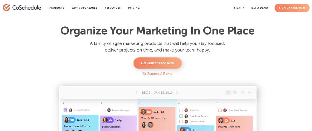 Content Marketing Tools Coschedule