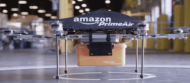 Ecommerce Business Model Examples - Image Of Amazon's Drone Delivery