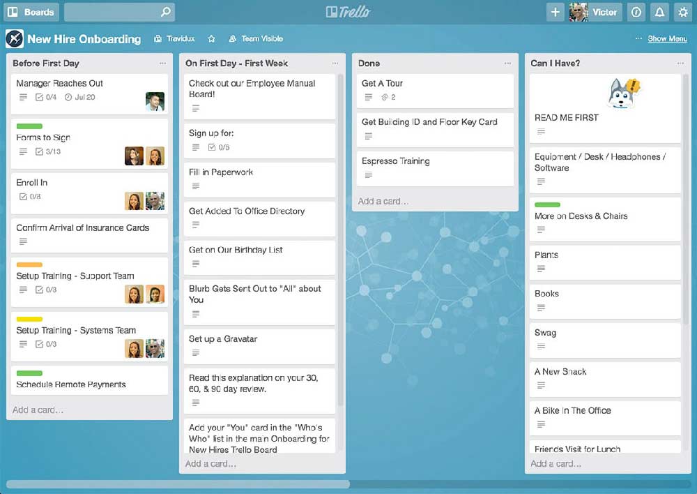 Trello Productivity Tool